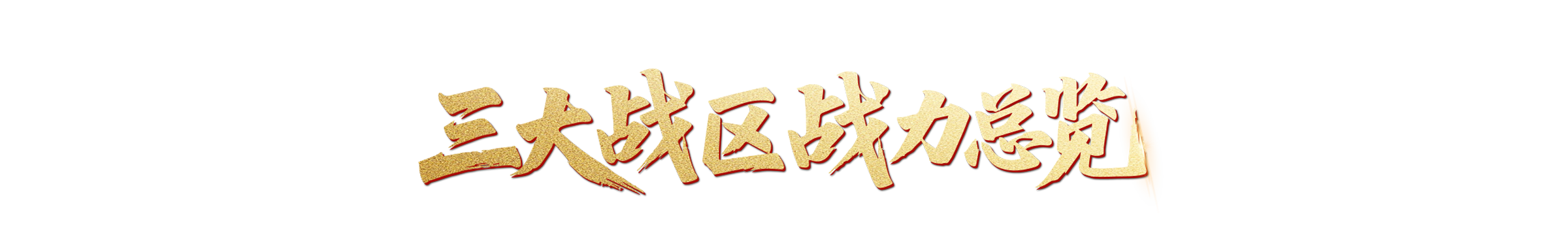 三大战区战力总览